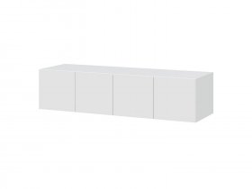 Антресоль 1600 ШК-5 (белый текстурный) в Легостаево - legostaevo.mebel-nsk.ru | фото
