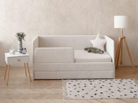 Диван-кровать Happy (айвори) в Легостаево - legostaevo.mebel-nsk.ru | фото