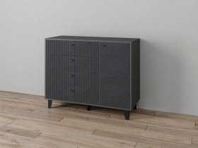 Комод «Катрин-13» (графит/гранит лофт) в Легостаево - legostaevo.mebel-nsk.ru | фото