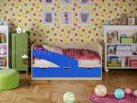 Кровать детская Бабочки 2,0 м в Легостаево - legostaevo.mebel-nsk.ru | фото