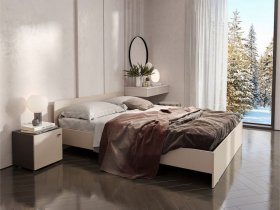 Кровать двухспальная 1,6м Гиза в Легостаево - legostaevo.mebel-nsk.ru | фото