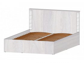 Кровать двуспальная с подъем. мех. 1,4 м Ривьера в Легостаево - legostaevo.mebel-nsk.ru | фото