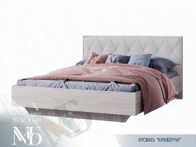 Кровать двуспальная 1,6м Кимберли КР-13 в Легостаево - legostaevo.mebel-nsk.ru | фото