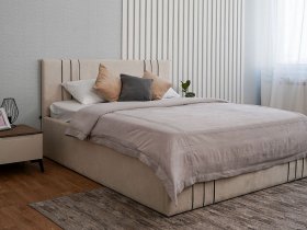 Кровать двуспальная 1,8м с подъем. мех. Леванте в Легостаево - legostaevo.mebel-nsk.ru | фото
