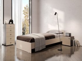 Кровать односпальная 0,9м Гиза в Легостаево - legostaevo.mebel-nsk.ru | фото
