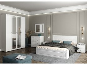Модульная спальня Барселона (Хандис) в Легостаево - legostaevo.mebel-nsk.ru | фото