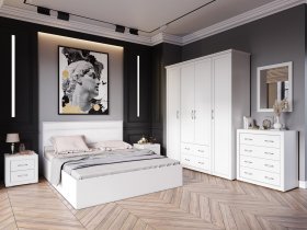 Модульная спальня Леньяна в Легостаево - legostaevo.mebel-nsk.ru | фото