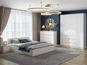 Модульная спальня Ницца в Легостаево - legostaevo.mebel-nsk.ru | фото