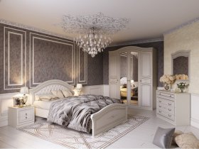 Модульная спальня Николь (Мебельград) в Легостаево - legostaevo.mebel-nsk.ru | фото