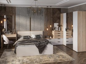 Модульная спальня Норд в Легостаево - legostaevo.mebel-nsk.ru | фото
