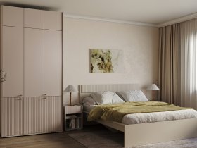 Модульная спальня Орма (МДФ) в Легостаево - legostaevo.mebel-nsk.ru | фото