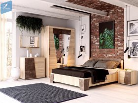 Модульная спальня Санремо в Легостаево - legostaevo.mebel-nsk.ru | фото
