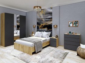 Модульная спальня Шерлок в Легостаево - legostaevo.mebel-nsk.ru | фото