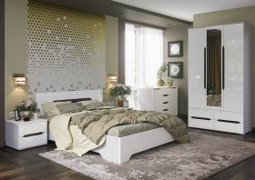 Модульная спальня Валирия в Легостаево - legostaevo.mebel-nsk.ru | фото
