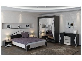 Модульная спальня Верона (Линаура) в Легостаево - legostaevo.mebel-nsk.ru | фото