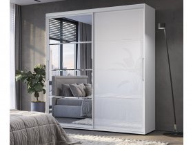 Шкаф-купе Крафт-6 2,0м (белый) в Легостаево - legostaevo.mebel-nsk.ru | фото