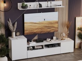 Стенка «Сильвия» (белый ясень) в Легостаево - legostaevo.mebel-nsk.ru | фото