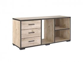 Тумба 1200 Тм075.0 Гермес лофт (дуб крафт серый) в Легостаево - legostaevo.mebel-nsk.ru | фото